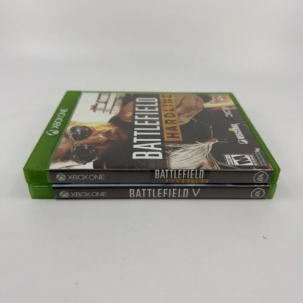 Xbox One Battlefield Game Lot Hardline & Battlefield V Tested EA Dice